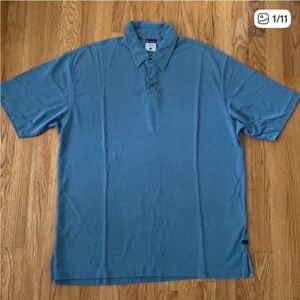 Columbia Men's XCO Polo in Dusty Teal Blue